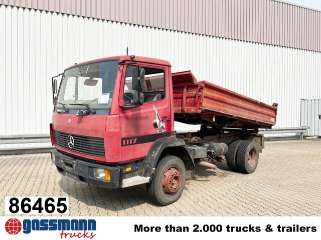Mercedes-Benz LK 1117 K 4x2, 6-Zylinder Motor, 2x AHK - Camion benne: photos 1 Mercedes-Benz LK 1117 K 4x2, 6-Zylinder Motor, 2x AHK - Camion benne: photos 1