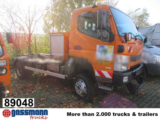 Mitsubishi Canter Fuso 6C18 4x4, Winterdienstausstattung, - Camion ampliroll: photos 1 Mitsubishi Canter Fuso 6C18 4x4, Winterdienstausstattung, - Camion ampliroll: photos 1