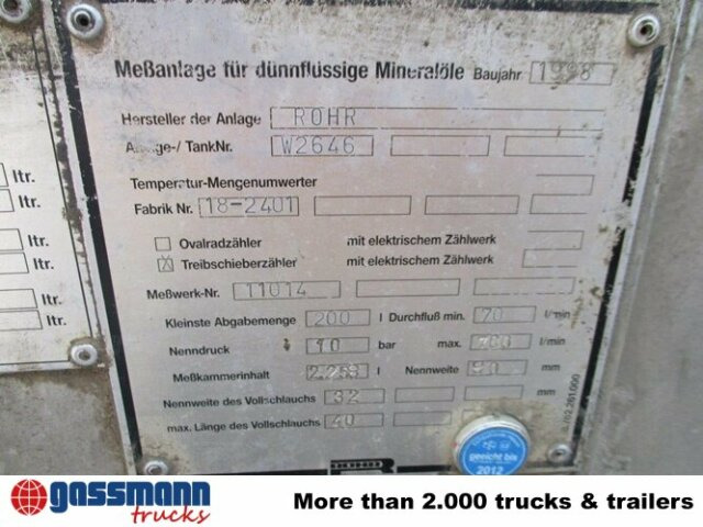 Rohr Tankaufbau, 6 cbm - Conteneur citerne: photos 4 Rohr Tankaufbau, 6 cbm - Conteneur citerne: photos 4