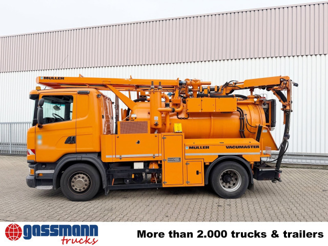 Scania G 320 4x2, Müller Vacumaster ca. 5,5m³, Funk - Balayeuse de voirie: photos 5 Scania G 320 4x2, Müller Vacumaster ca. 5,5m³, Funk - Balayeuse de voirie: photos 5