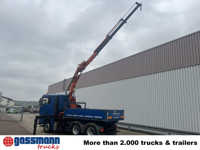 Tracteur routier MAN TGA 26.480 6x4 BL, Intarder, SZM/Pritsche, Kran: photos 10