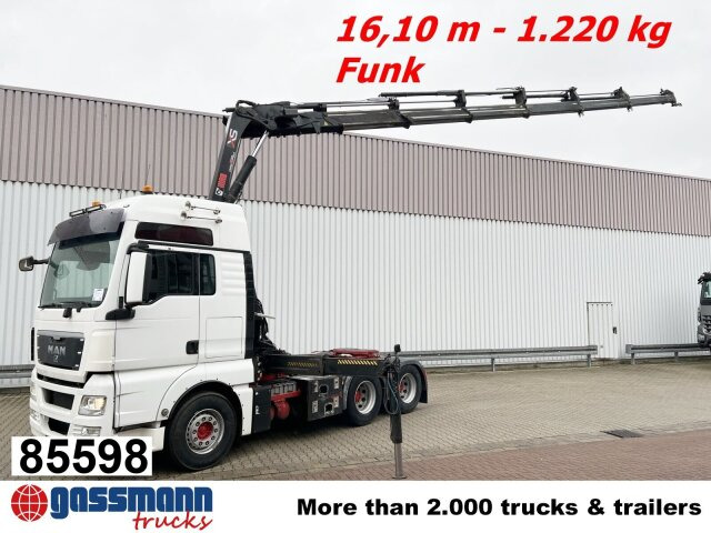 MAN TGX 26.480 6x4 BLS mit Kran Hiab 288E-6 Hipro, - Tracteur routier: photos 1 MAN TGX 26.480 6x4 BLS mit Kran Hiab 288E-6 Hipro, - Tracteur routier: photos 1