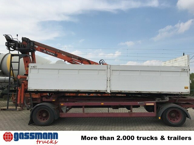 Wechselbrücke mit Kranvorrichtung - Carrosserie plateau: photos 4 Wechselbrücke mit Kranvorrichtung - Carrosserie plateau: photos 4