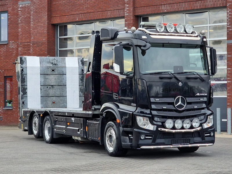 Mercedes-Benz Actros 2553 6x2 - Flabad hydraulic ramps/extension - Winch - Camera - Machine mover - Camion porte-voitures: photos 2 Mercedes-Benz Actros 2553 6x2 - Flabad hydraulic ramps/extension - Winch - Camera - Machine mover - Camion porte-voitures: photos 2