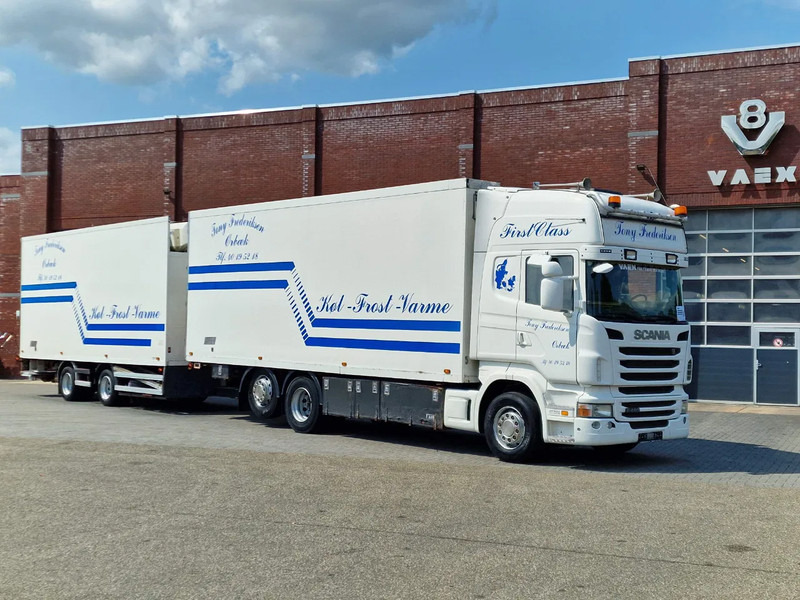 Scania R480 Topline 6x2*4 - Thermoking Frigo - Manual gearbox - Retarder - Steering axle - Full air - Camion frigorifique: photos 1 Scania R480 Topline 6x2*4 - Thermoking Frigo - Manual gearbox - Retarder - Steering axle - Full air - Camion frigorifique: photos 1