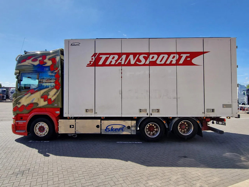 Scania R580 V8 Topline 6x2 - Box with sidedoors - Retarder - Full air - 4.55WB - Camion fourgon: photos 4 Scania R580 V8 Topline 6x2 - Box with sidedoors - Retarder - Full air - 4.55WB - Camion fourgon: photos 4
