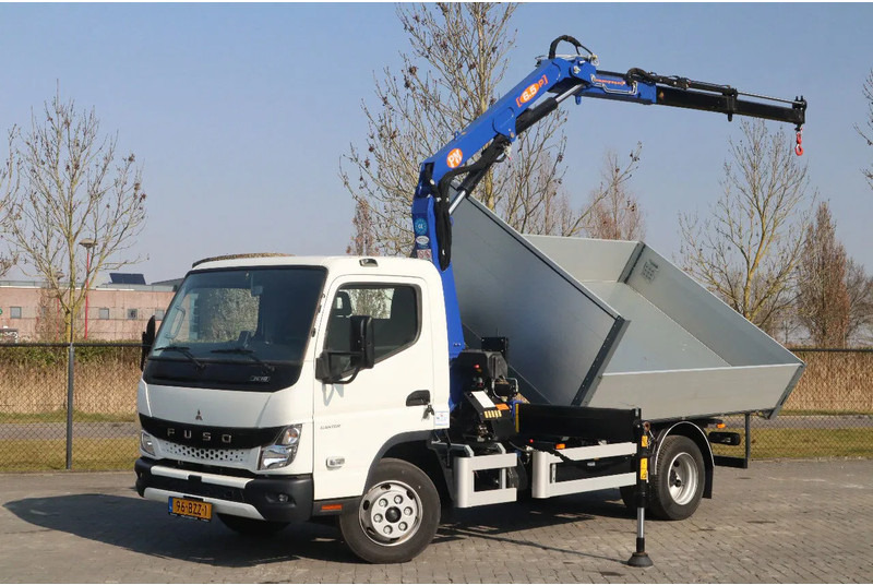 FUSO Canter 7C18 | 4X2 | 3-WAY TIPPER | PM 6.5 KRAN /CRANE - Utilitaire benne: photos 1 FUSO Canter 7C18 | 4X2 | 3-WAY TIPPER | PM 6.5 KRAN /CRANE - Utilitaire benne: photos 1