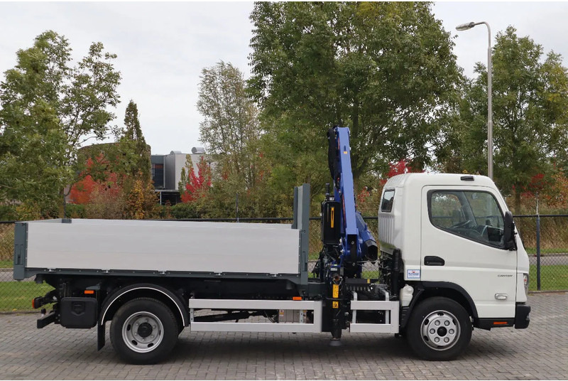 Utilitaire benne FUSO Canter 7C18 | 4X2 | 3-WAY TIPPER | PM 6.5 KRAN /CRANE: photos 5