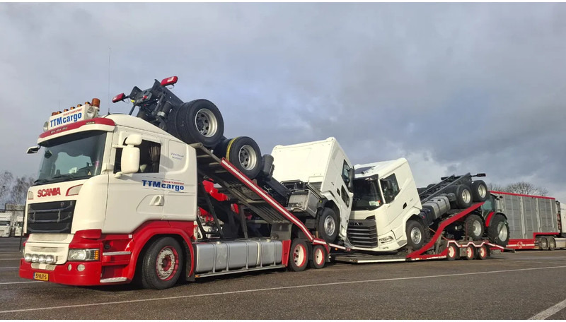 Scania R450 | 6X2 | GS MEPPEL | TRUCK TRANSPORTER | LKW TRANSPORT - Camion porte-voitures: photos 2 Scania R450 | 6X2 | GS MEPPEL | TRUCK TRANSPORTER | LKW TRANSPORT - Camion porte-voitures: photos 2