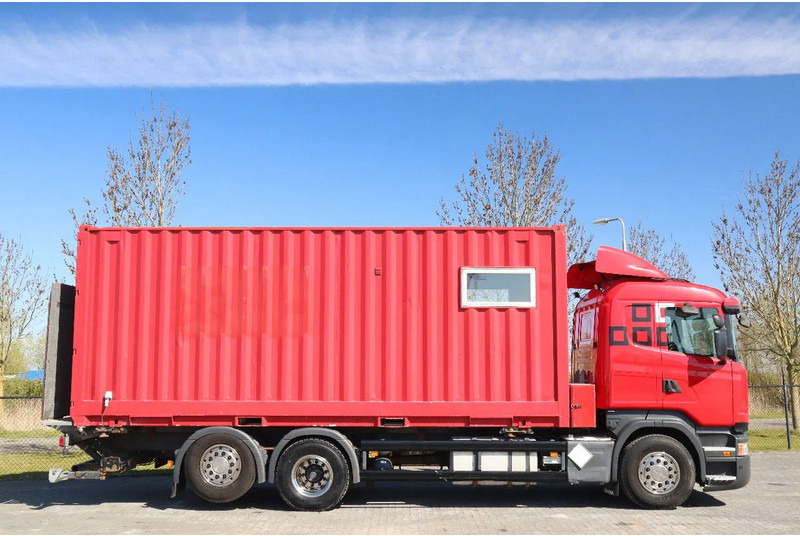 Scania R490 | 6X2 | RETARDER | BDF | MOBILE WORKSHOP | WERKSTATT - Camion porte-conteneur/ Caisse mobile: photos 4 Scania R490 | 6X2 | RETARDER | BDF | MOBILE WORKSHOP | WERKSTATT - Camion porte-conteneur/ Caisse mobile: photos 4