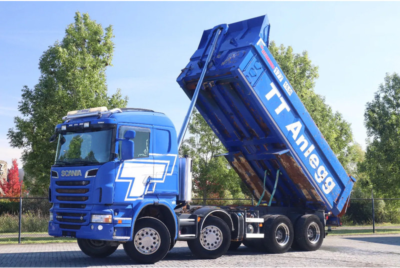 Scania R500 V8 | 8X4 | RETARDER | BIG AXLES | FULL STEEL | EURO 5 - Camion benne: photos 1 Scania R500 V8 | 8X4 | RETARDER | BIG AXLES | FULL STEEL | EURO 5 - Camion benne: photos 1