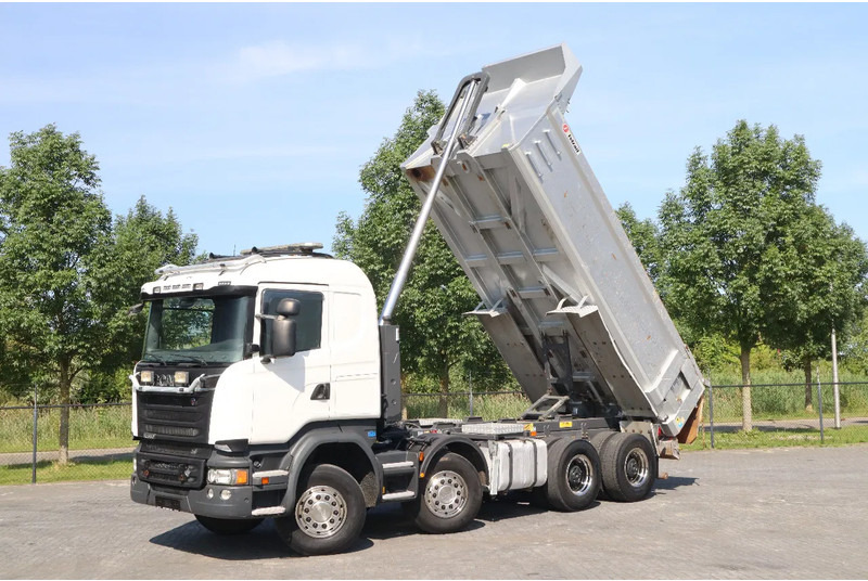 Scania R580 V8 | 8X4 | FULL STEEL | BIG AXLES | RETARDER | EURO 6 - Camion benne: photos 1 Scania R580 V8 | 8X4 | FULL STEEL | BIG AXLES | RETARDER | EURO 6 - Camion benne: photos 1