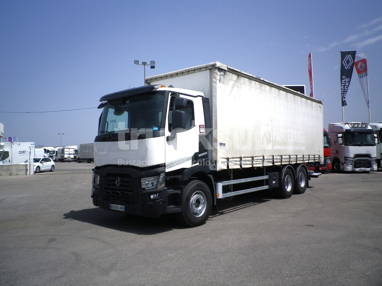 RENAULT C380.26 - Camion à rideaux coulissants: photos 1 RENAULT C380.26 - Camion à rideaux coulissants: photos 1