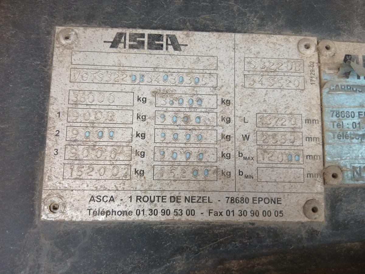 Semi-remorque plateau Asca: photos 17 Semi-remorque plateau Asca: photos 17