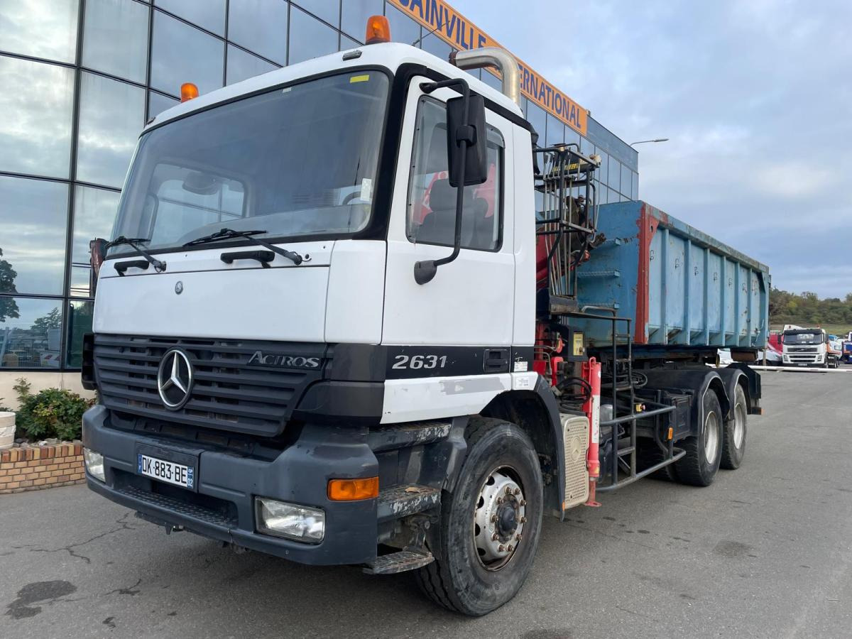 Mercedes Actros 2631 - Camion ampliroll, Camion grue: photos 2 Mercedes Actros 2631 - Camion ampliroll, Camion grue: photos 2