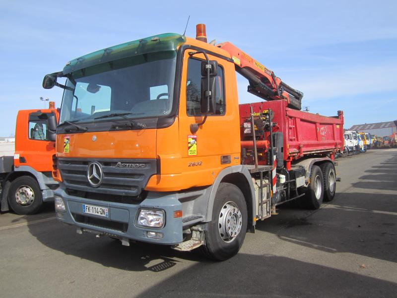 Mercedes Actros 2632 - Camion benne: photos 1 Mercedes Actros 2632 - Camion benne: photos 1