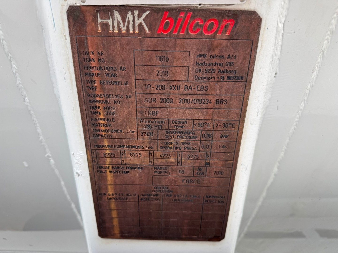 Remorque citerne HMK Bilcon 22.000 l. ADR Tank 4 compartment: photos 6