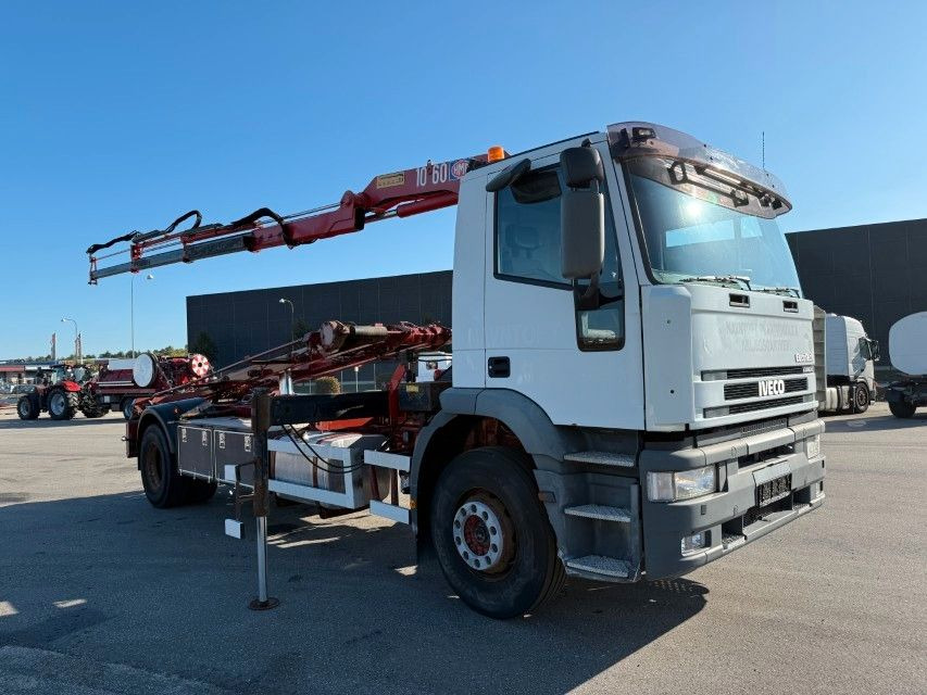 Iveco EuroTech Cursor 190E31 4x2 Tipper / HMF 1060 B3 - Camion grue: photos 2 Iveco EuroTech Cursor 190E31 4x2 Tipper / HMF 1060 B3 - Camion grue: photos 2