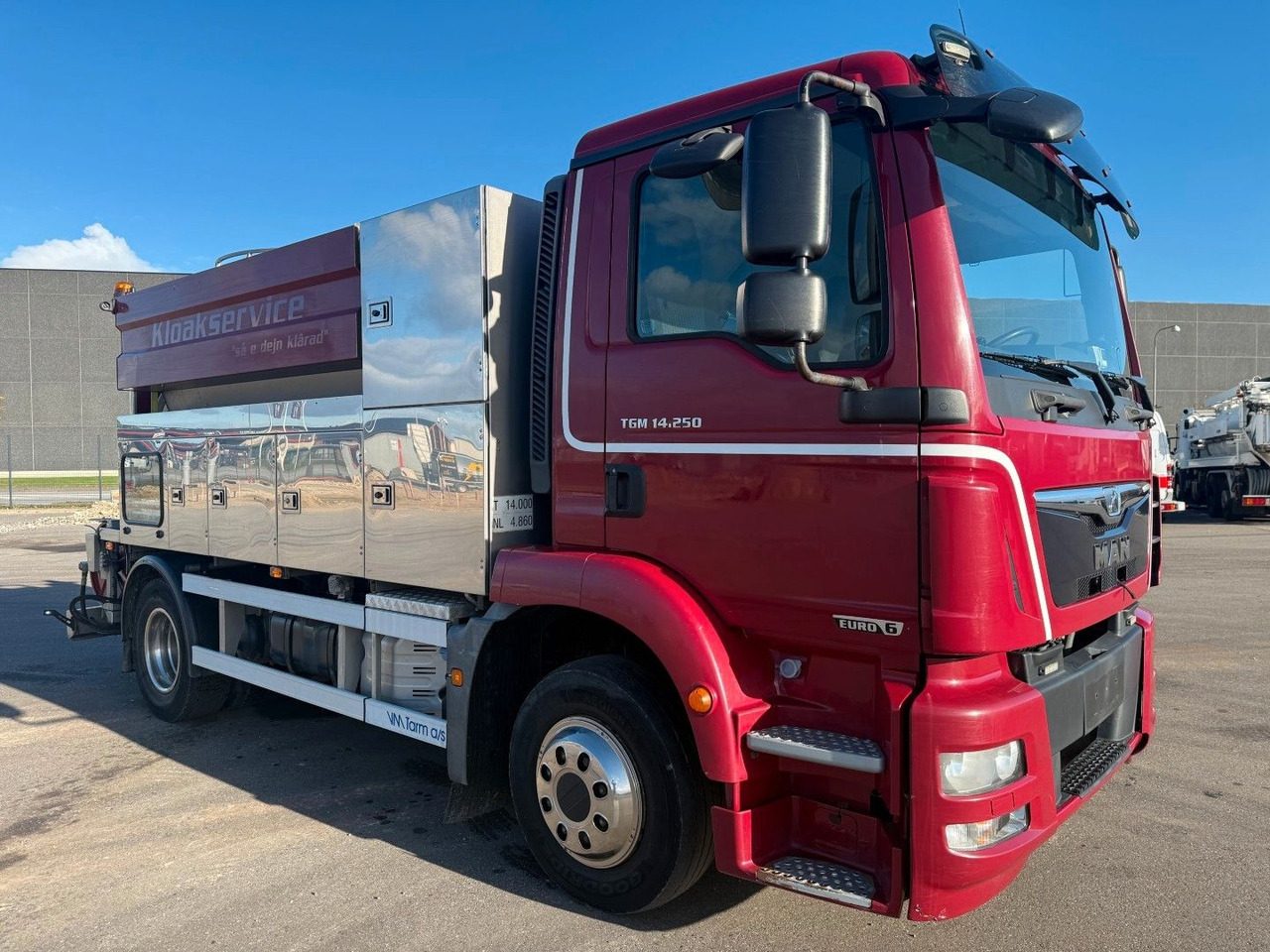 MAN TGM 14.250 VM-Tarm Stainless Steel 4000 l. Kombi - Camion hydrocureur: photos 2 MAN TGM 14.250 VM-Tarm Stainless Steel 4000 l. Kombi - Camion hydrocureur: photos 2