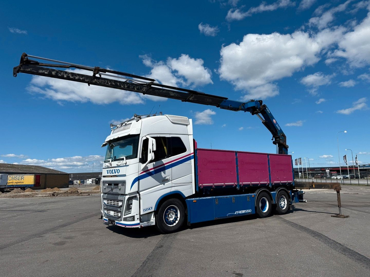 Volvo FH 16.550 6x24 / Crane HMF 3220K4 Euro 6 - Camion grue: photos 1 Volvo FH 16.550 6x24 / Crane HMF 3220K4 Euro 6 - Camion grue: photos 1