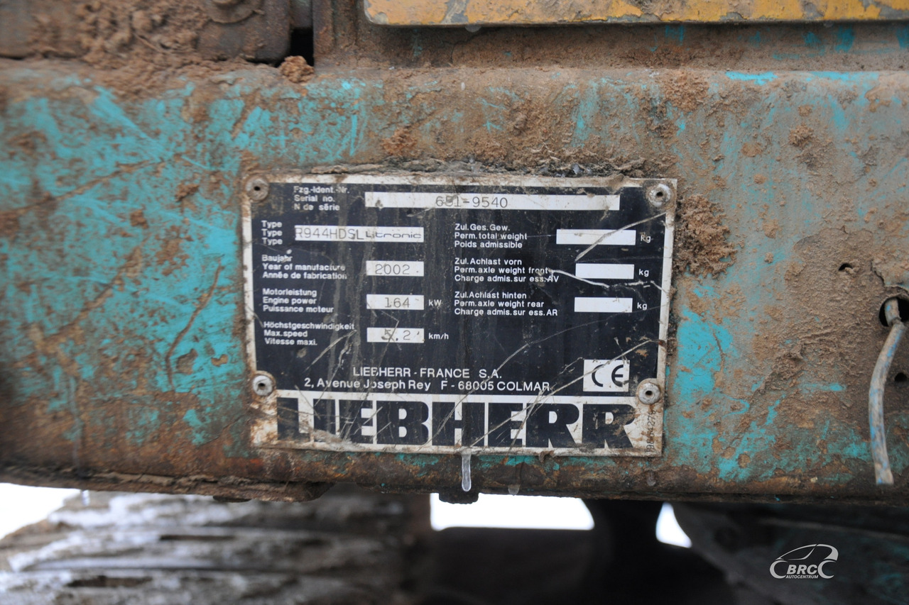 Pelle sur chenille Liebherr R944: photos 8