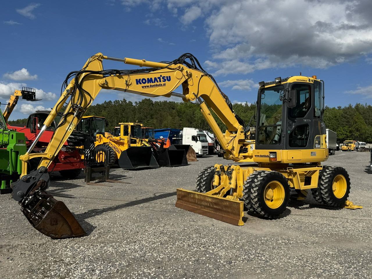 Komatsu PW 98 MR 8 Pług + Podpory 10ton Szybkozłącze - Pelle sur pneus: photos 1 Komatsu PW 98 MR 8 Pług + Podpory 10ton Szybkozłącze - Pelle sur pneus: photos 1