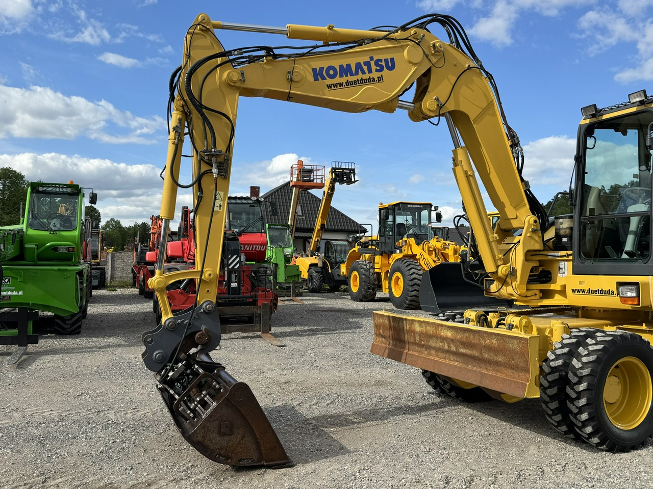 Komatsu PW 98 MR 8 Pług + Podpory 10ton Szybkozłącze - Pelle sur pneus: photos 4 Komatsu PW 98 MR 8 Pług + Podpory 10ton Szybkozłącze - Pelle sur pneus: photos 4