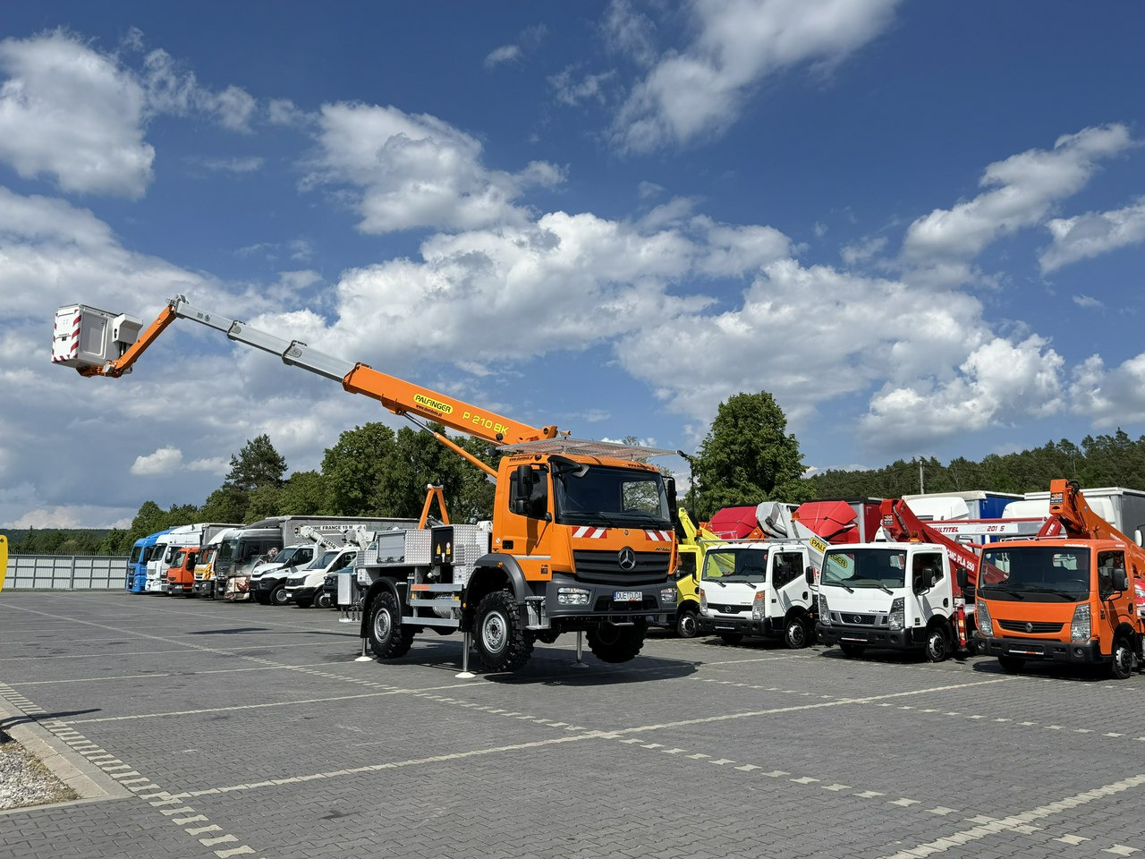Mercedes Atego 718 E6 4x4 Zwyżka PALFINGER P210 BK Podnośnik Koszowy - Camion avec nacelle: photos 4 Mercedes Atego 718 E6 4x4 Zwyżka PALFINGER P210 BK Podnośnik Koszowy - Camion avec nacelle: photos 4