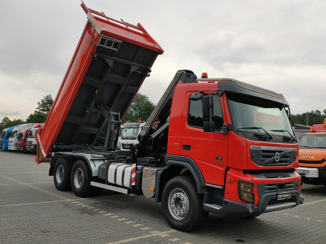 Volvo FMX 410 6x4 13L HDS Radiowy Hydroburta - Camion benne, Camion grue: photos 2 Volvo FMX 410 6x4 13L HDS Radiowy Hydroburta - Camion benne, Camion grue: photos 2