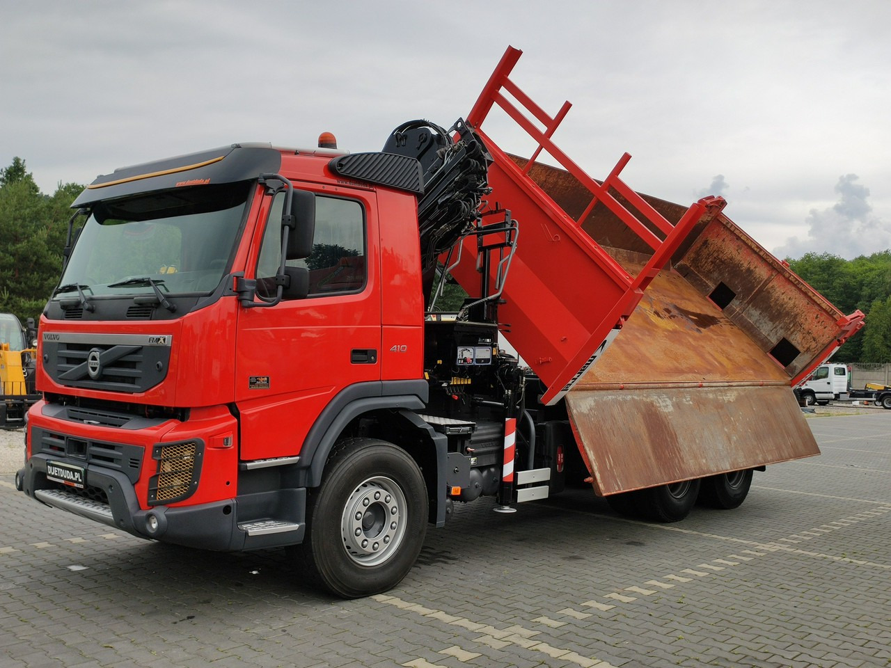 Volvo FMX 410 6x4 13L HDS Radiowy Hydroburta - Camion benne, Camion grue: photos 3 Volvo FMX 410 6x4 13L HDS Radiowy Hydroburta - Camion benne, Camion grue: photos 3