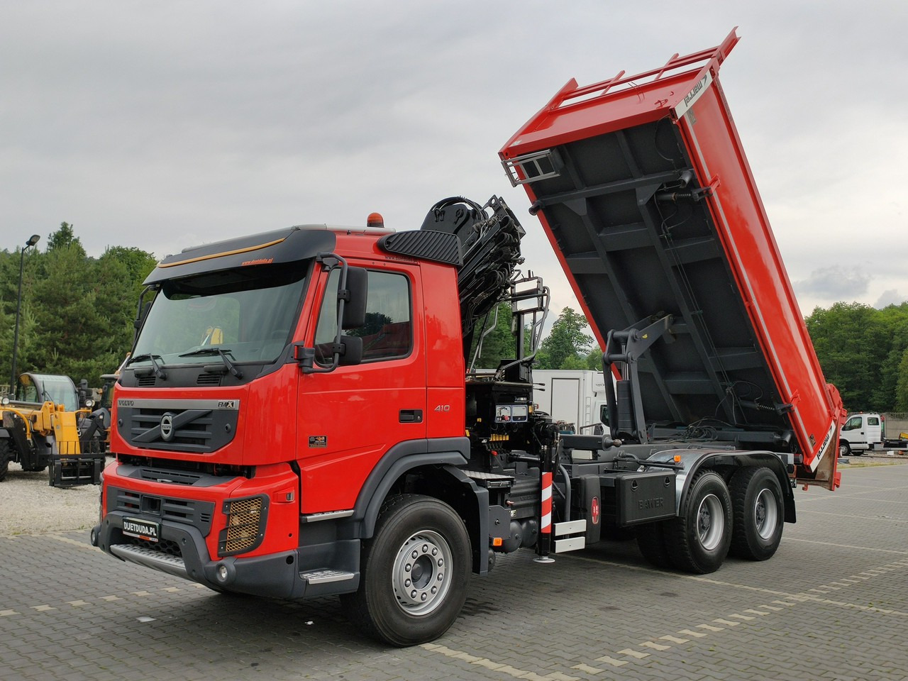 Volvo FMX 410 6x4 13L HDS Radiowy Hydroburta - Camion benne, Camion grue: photos 2 Volvo FMX 410 6x4 13L HDS Radiowy Hydroburta - Camion benne, Camion grue: photos 2