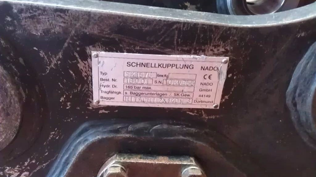 Nado Hitachi ZX110 - ZX135 - ZX140 - ZX145 - Attache rapide pour Engins de chantier: photos 2 Nado Hitachi ZX110 - ZX135 - ZX140 - ZX145 - Attache rapide pour Engins de chantier: photos 2