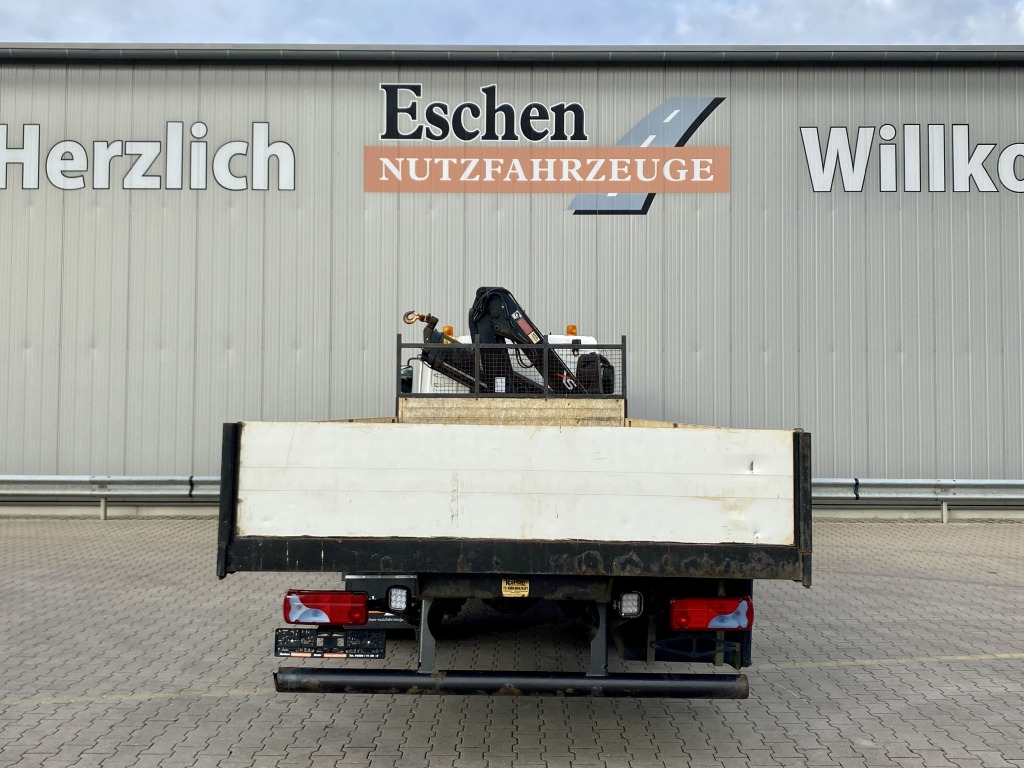 MAN TGL 12.220 4x2 BL / HIAB Faltkran - Camion plateau, Camion grue: photos 4 MAN TGL 12.220 4x2 BL / HIAB Faltkran - Camion plateau, Camion grue: photos 4