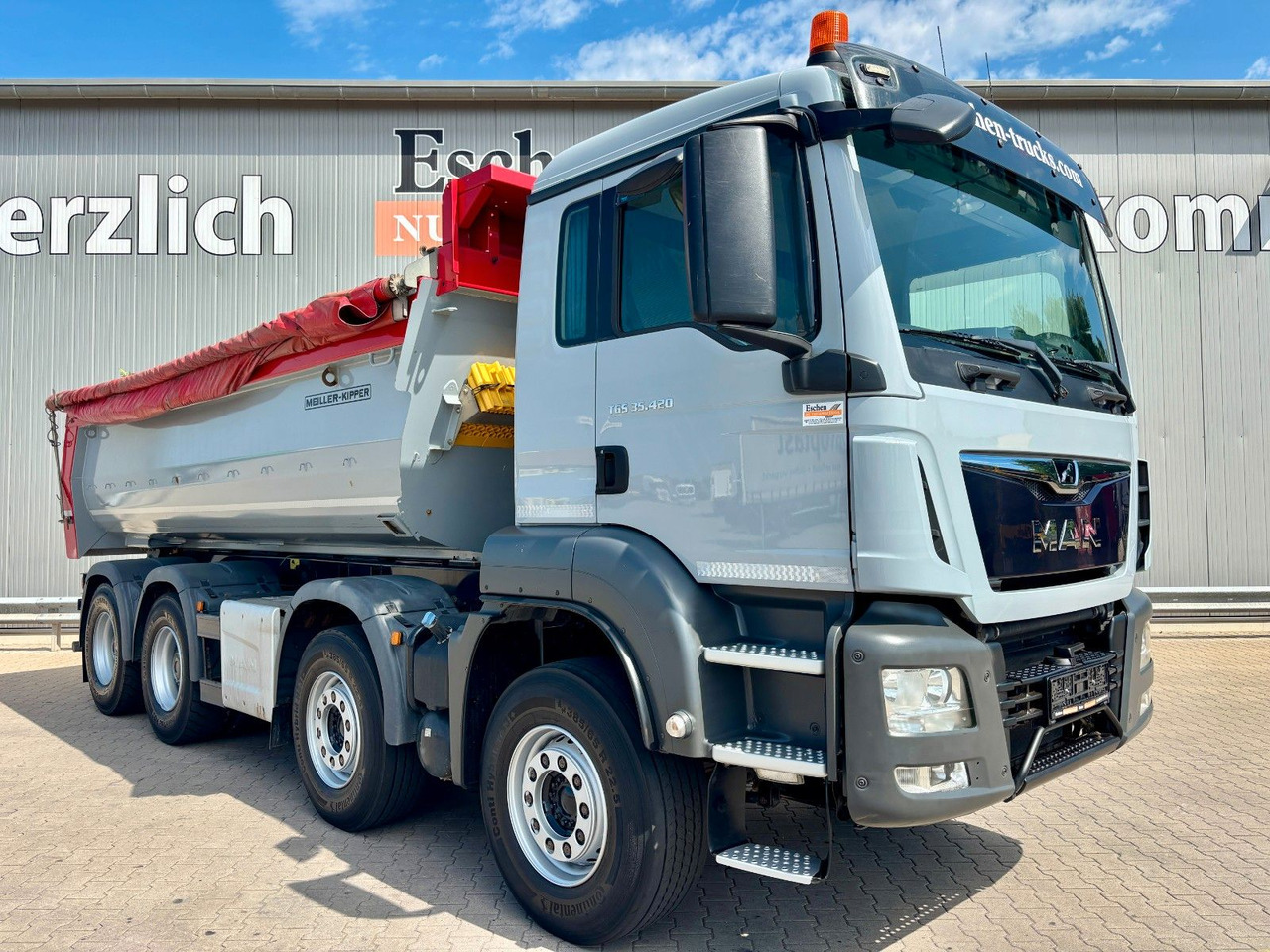 Camion multibenne MAN TGS 35.420 8x4 BL | MEILLER*Rollplane*Navi*Klima: photos 8