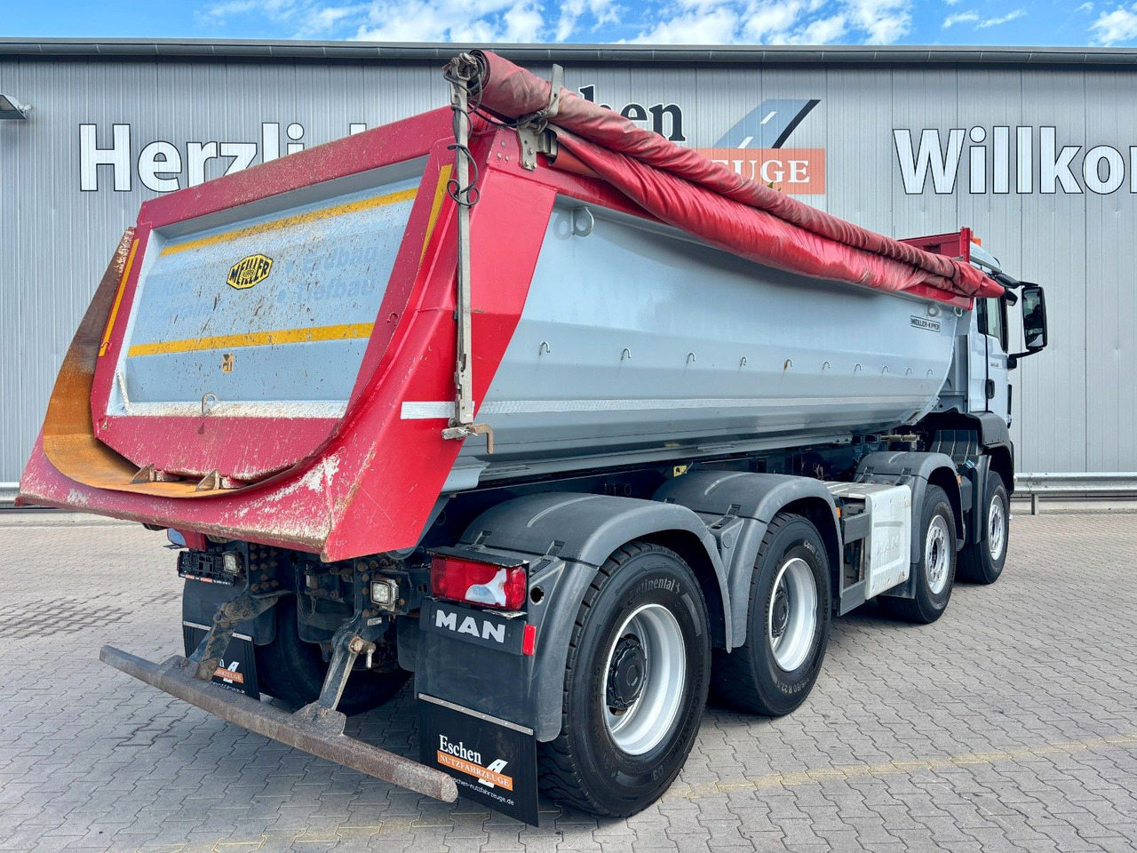 Camion multibenne MAN TGS 35.420 8x4 BL | MEILLER*Rollplane*Navi*Klima: photos 6