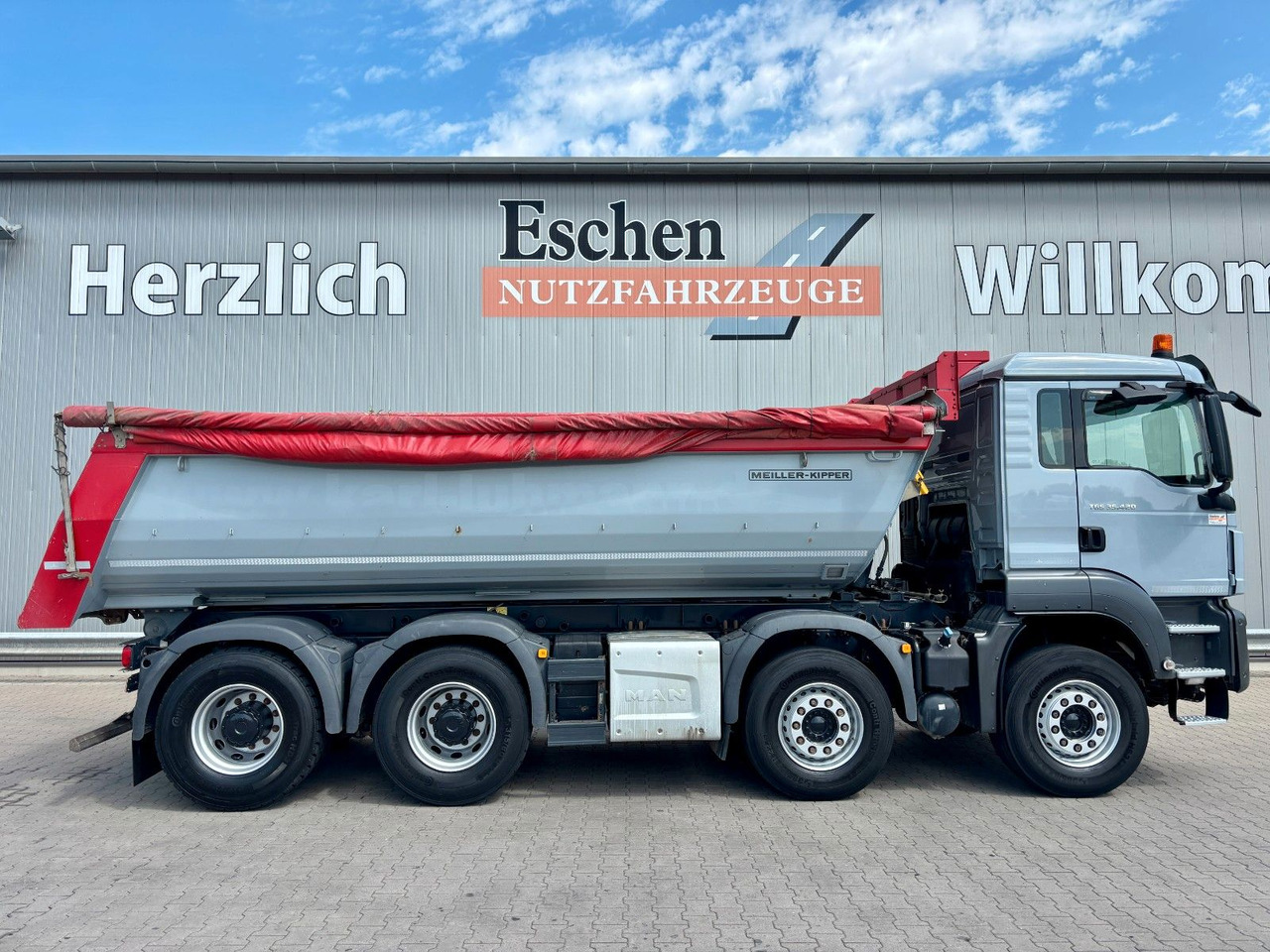 Camion multibenne MAN TGS 35.420 8x4 BL | MEILLER*Rollplane*Navi*Klima: photos 7