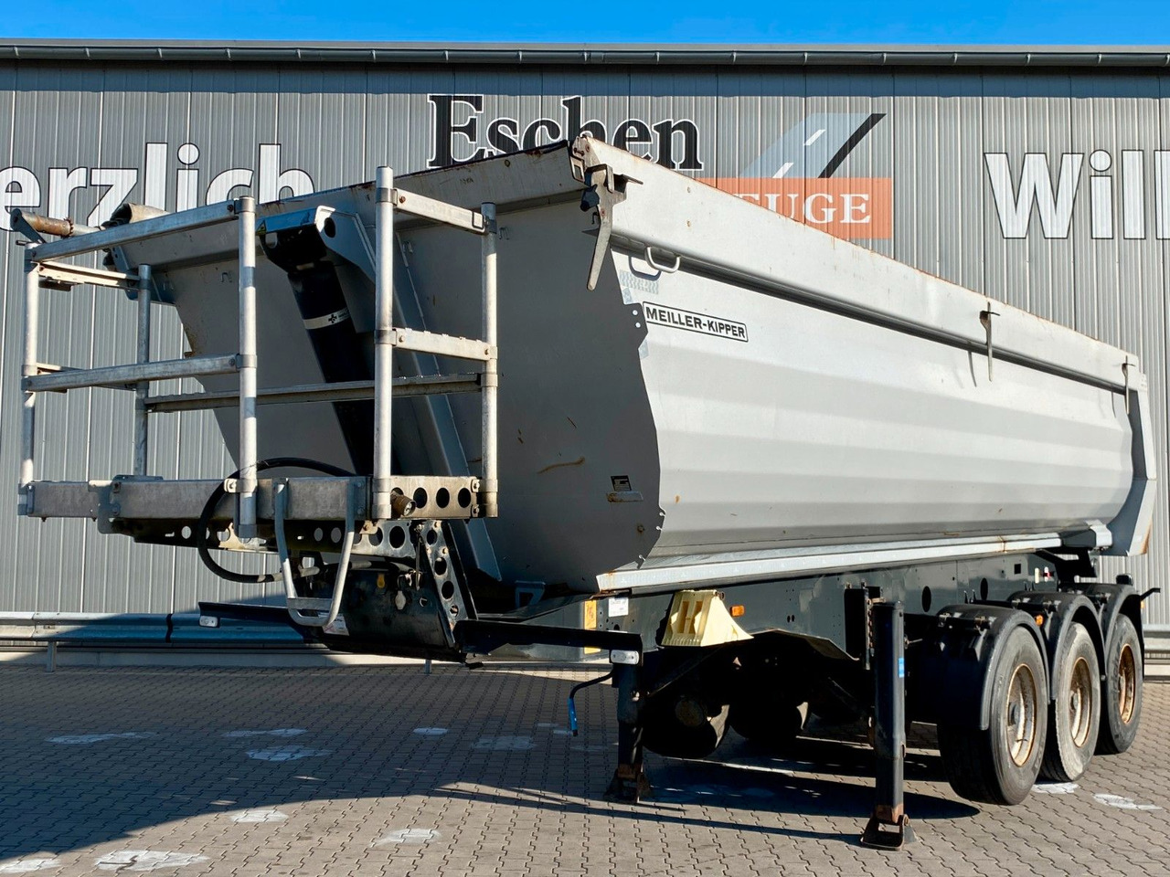 Meiller MHPS 44/3-S | Stahl 25m³*Luft-Lift*Plane*EBS*BPW - Semi-remorque benne: photos 1 Meiller MHPS 44/3-S | Stahl 25m³*Luft-Lift*Plane*EBS*BPW - Semi-remorque benne: photos 1