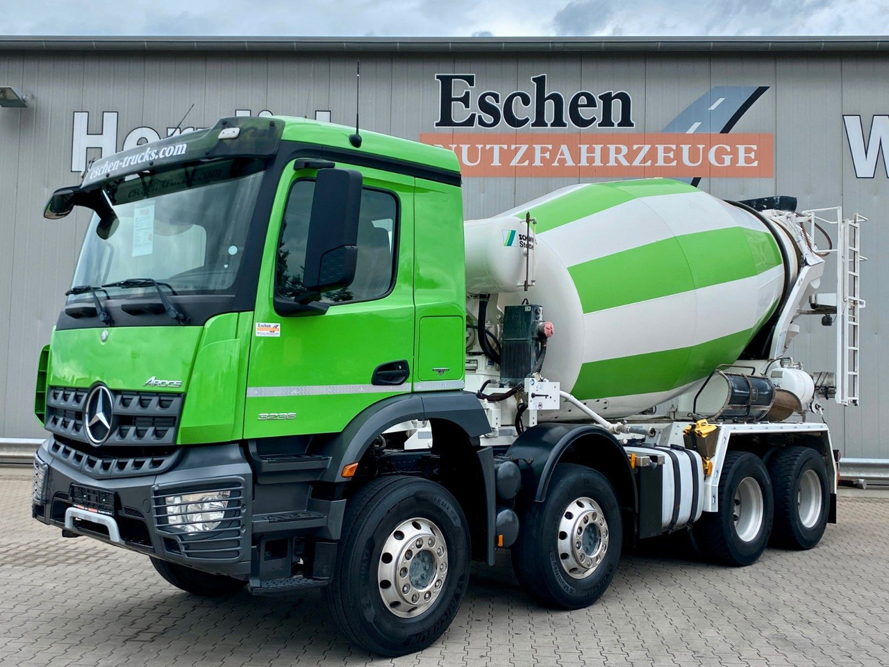 Mercedes-Benz 3236 Arocs | 9m³ Stetter*Klima*Navi*Blatt*1.Hand - Camion malaxeur: photos 1 Mercedes-Benz 3236 Arocs | 9m³ Stetter*Klima*Navi*Blatt*1.Hand - Camion malaxeur: photos 1