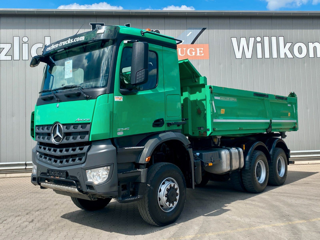 Mercedes-Benz 3345 Arocs 6x6 | MEILLER*Bordmatik*AHK*Blatt*AC - Camion benne: photos 1 Mercedes-Benz 3345 Arocs 6x6 | MEILLER*Bordmatik*AHK*Blatt*AC - Camion benne: photos 1