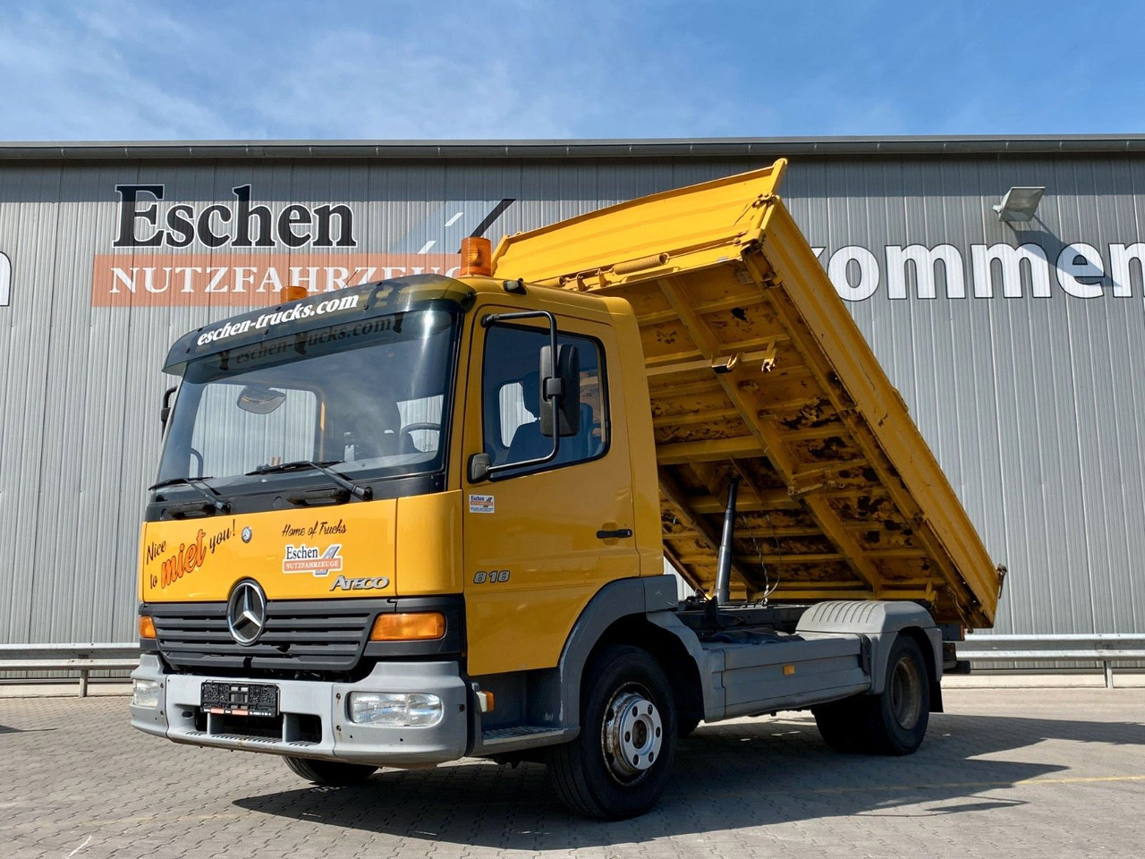 Mercedes-Benz 818 Atego | MEILLER*6-Gang manuell*AHK*Klima*ABS - Camion benne: photos 1 Mercedes-Benz 818 Atego | MEILLER*6-Gang manuell*AHK*Klima*ABS - Camion benne: photos 1