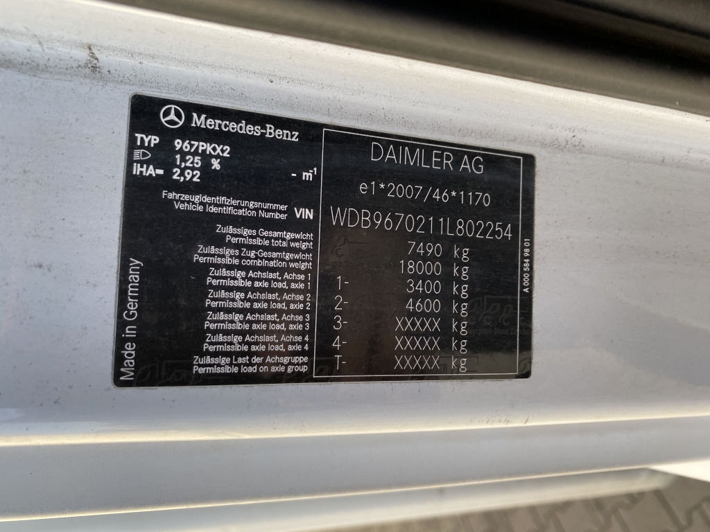 Mercedes-Benz 818 L Atego / BÄR-LBW - Camion fourgon: photos 4 Mercedes-Benz 818 L Atego / BÄR-LBW - Camion fourgon: photos 4