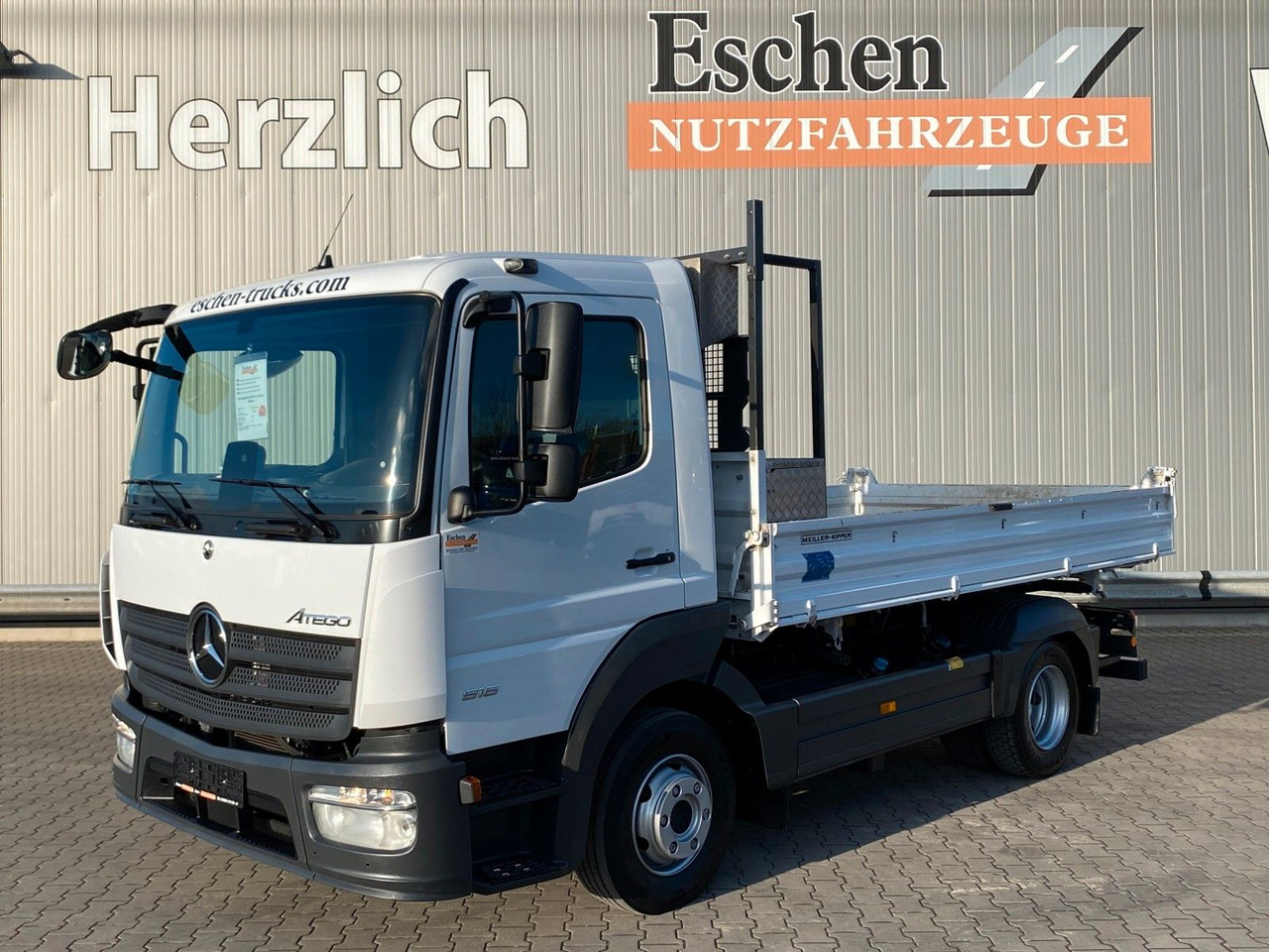 Mercedes-Benz Atego NEW 816 K MEILLER-3-S-Kipper*Klima*3 Sitze - Camion benne: photos 1 Mercedes-Benz Atego NEW 816 K MEILLER-3-S-Kipper*Klima*3 Sitze - Camion benne: photos 1
