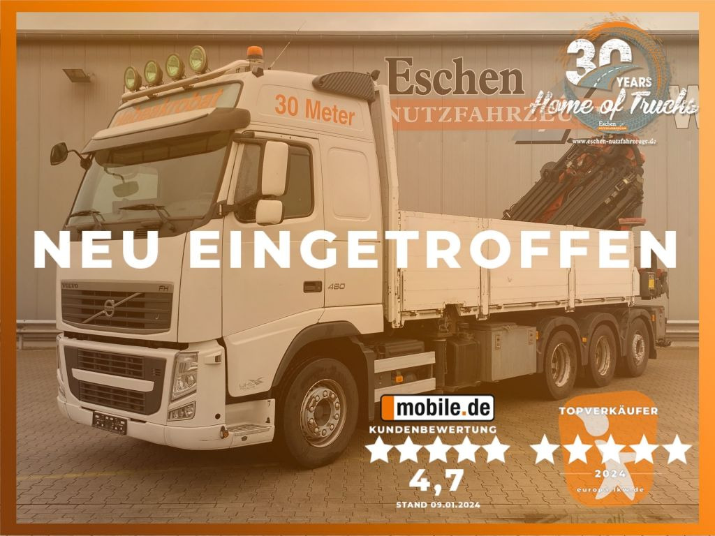 Volvo FH460 8x4 Palfinger PK53002SH+JIB+Seilwinde - Camion plateau, Camion grue: photos 1 Volvo FH460 8x4 Palfinger PK53002SH+JIB+Seilwinde - Camion plateau, Camion grue: photos 1