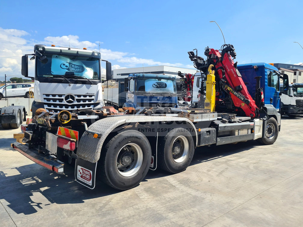 Camión MAN + Epsilon M120Z3 + Gancho Palfinger 20T - Camion ampliroll, Camion grue: photos 2 Camión MAN + Epsilon M120Z3 + Gancho Palfinger 20T - Camion ampliroll, Camion grue: photos 2