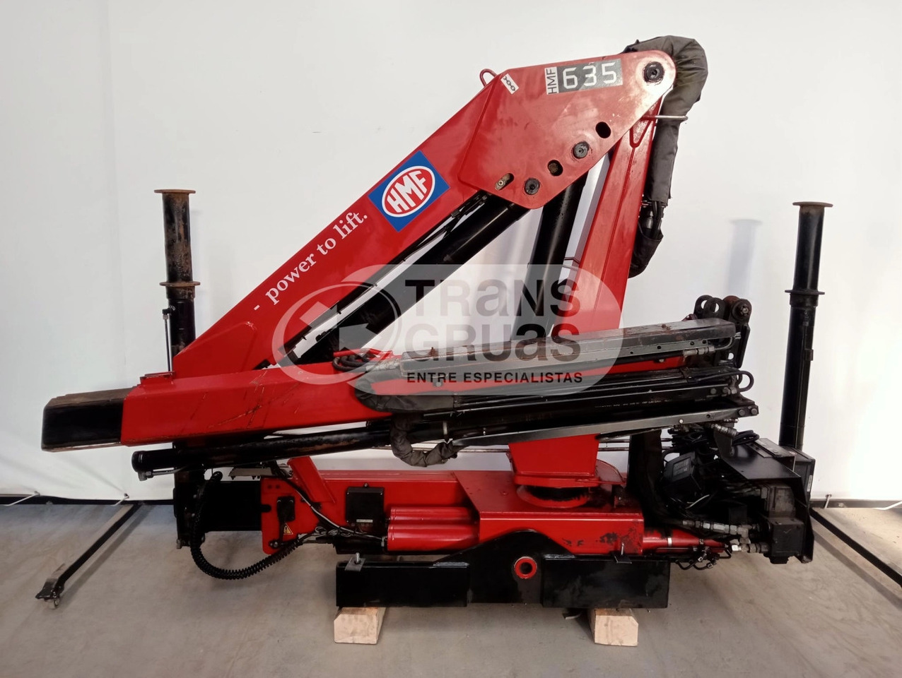 Grúa HMF 635 K2 - Grue auxiliaire pour Camion: photos 4 Grúa HMF 635 K2 - Grue auxiliaire pour Camion: photos 4