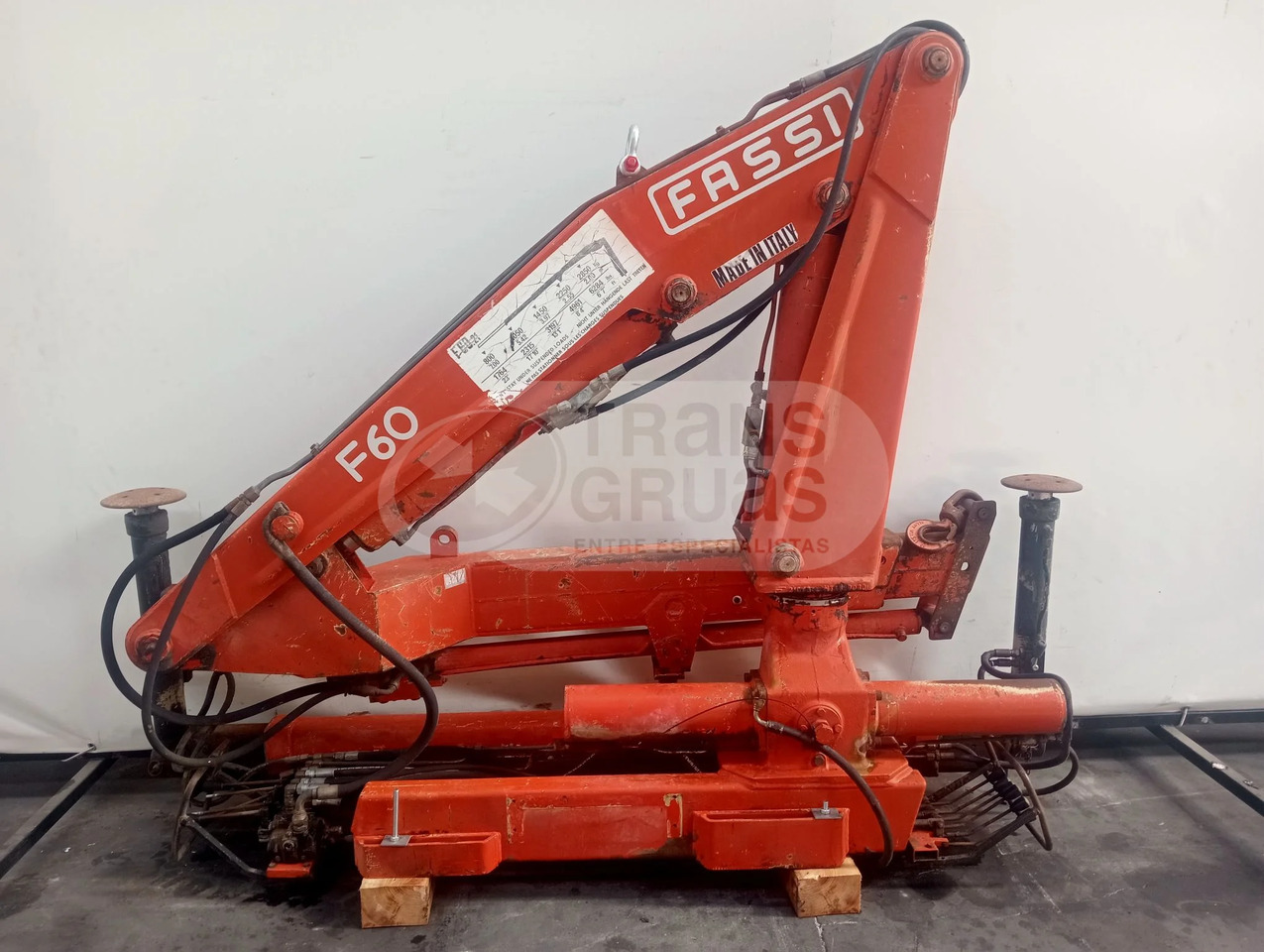 Grúa hidráulica Fassi F60.21 - Grue auxiliaire: photos 4 Grúa hidráulica Fassi F60.21 - Grue auxiliaire: photos 4