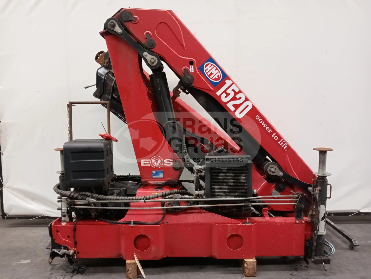 Grúa hidráulica HMF 1520 K4 - Grue auxiliaire: photos 1 Grúa hidráulica HMF 1520 K4 - Grue auxiliaire: photos 1