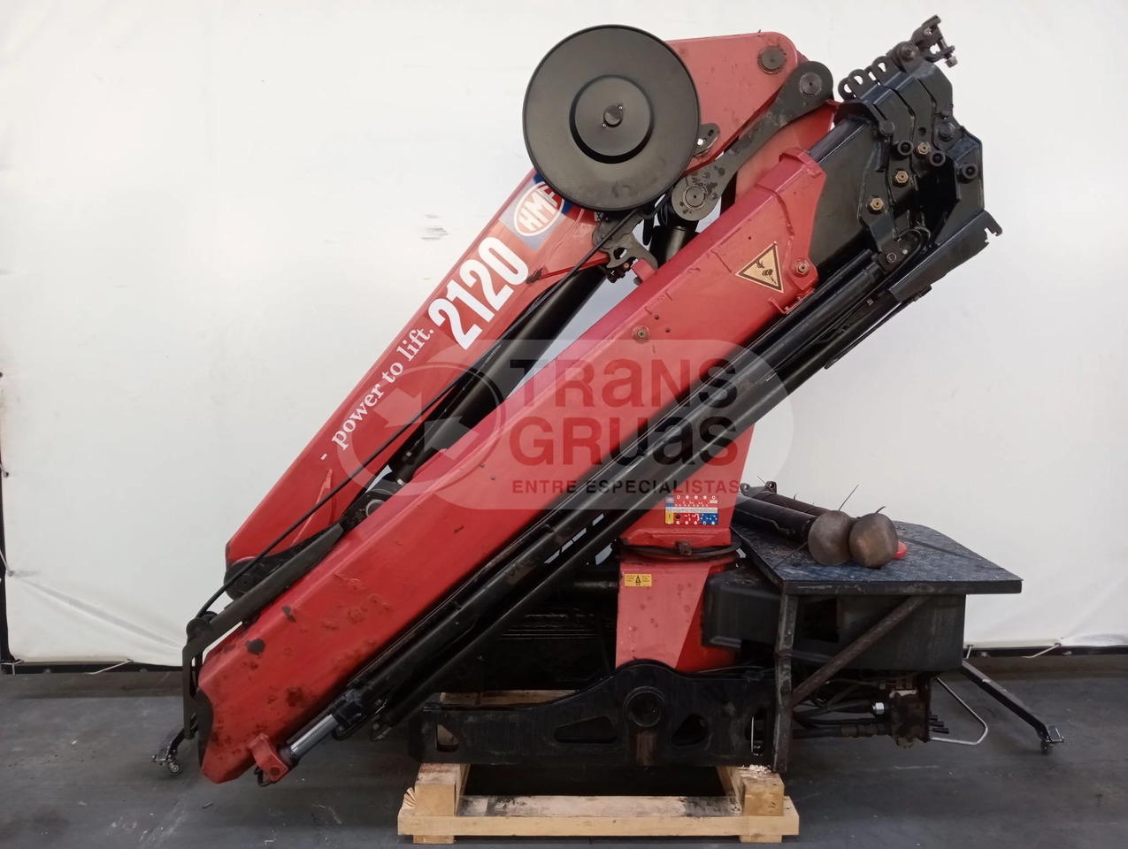 Grúa hidráulica HMF 2120 K RC - Grue auxiliaire: photos 2 Grúa hidráulica HMF 2120 K RC - Grue auxiliaire: photos 2