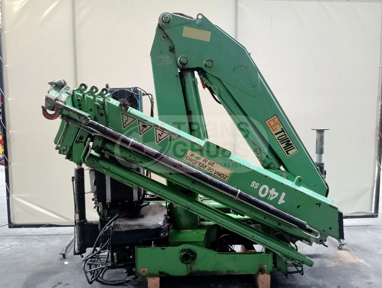 Grúa hidráulica TOIMIL 140 5S - Grue auxiliaire: photos 2 Grúa hidráulica TOIMIL 140 5S - Grue auxiliaire: photos 2