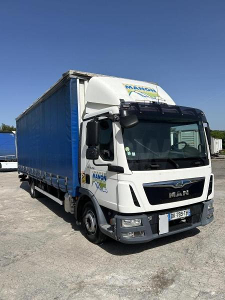 Camion à rideaux coulissants MAN TGL 12.250: photos 1
